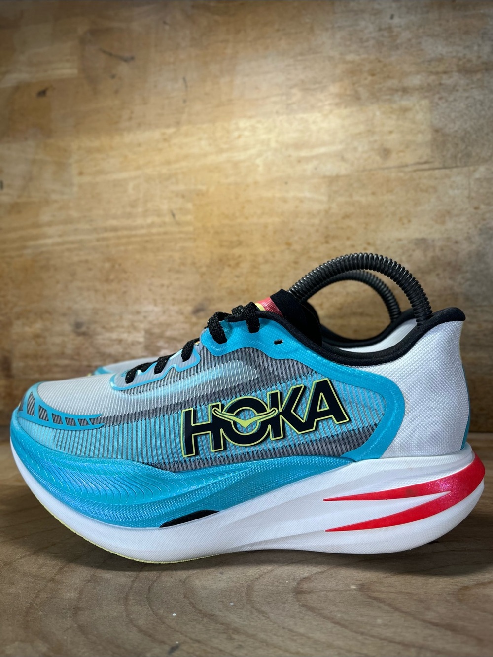 NEW Hoka One One Cielo X1 2.0 Womens Size 8 Running Shoes Sneakers Frost Black - Picture 4 of 10